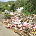 Sampah di Jalan Air Besar Batumerah Ambon